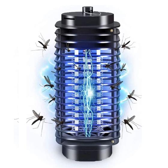 Luminária abajur led ultravioleta repelente elétrico mata mosquito inseto pernilongo mosca