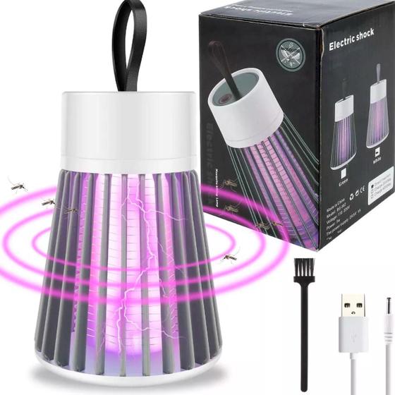 Imagem de Luminária Abajur Mata Mosquitos Anti Inseto Usb Armadilha