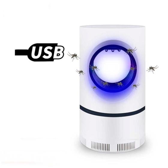 Imagem de Luminária Abajur Mata Mosquitos Anti Inseto Usb Moscas