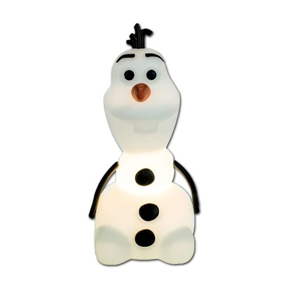 Imagem de Luminária Abajur mesa Grande Olaf Frozen Boneco Neve Disney