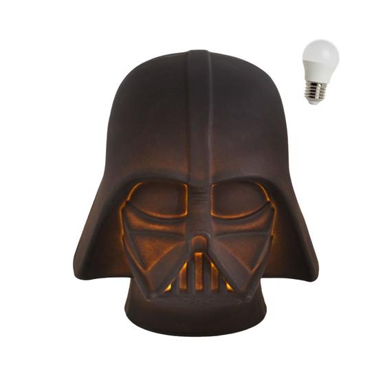 Imagem de Luminária Abajur Usare Darth Vader Vilão Star Wars Disney Geek com Lâmpada LED