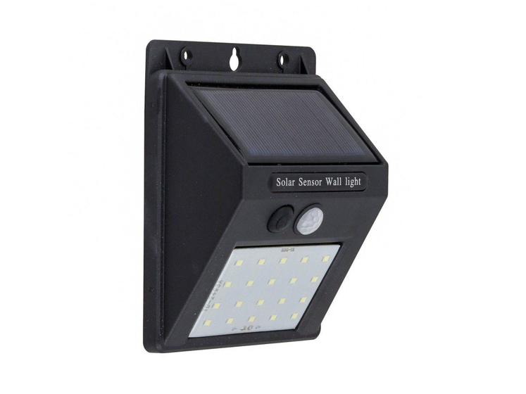 Imagem de Luminária Arandela Solar LED para Jardim - com Sensor Quadrada Gaya 9661