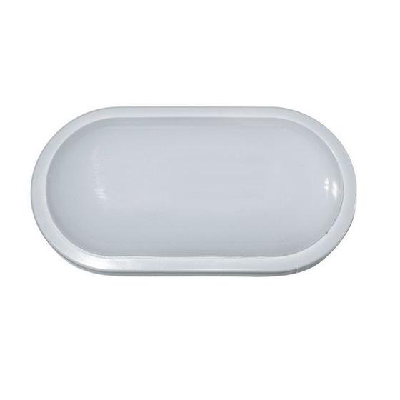 Imagem de Luminaria Arandela Tartaruga LED 15W Branco Oval IP67 Externa Branco Frio 6500K Bivolt