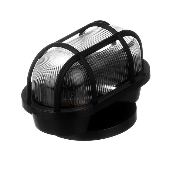 Imagem de Luminaria Arandela Tartaruga Oval Bivolt Parede 20cm Com Grade