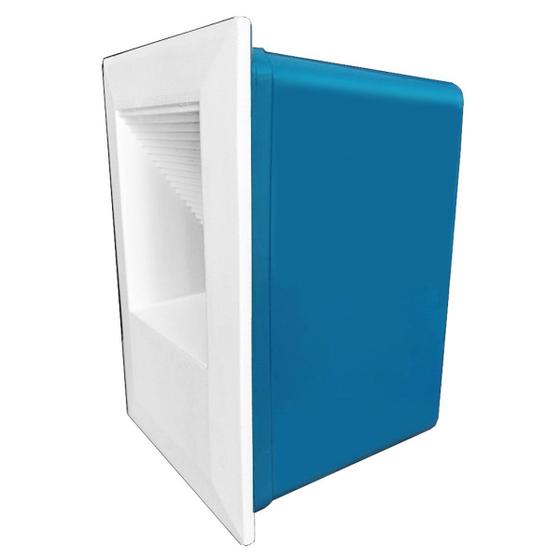 Luminária Balizadora Hermética Led Embutir 6W Biv Branc Frio GE