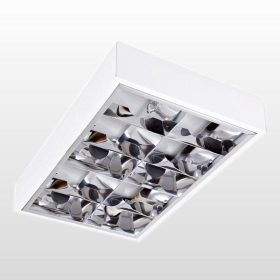 Luminária Blumenau 4xE27 de Sobrepor com Aleta de Alto Rendimento