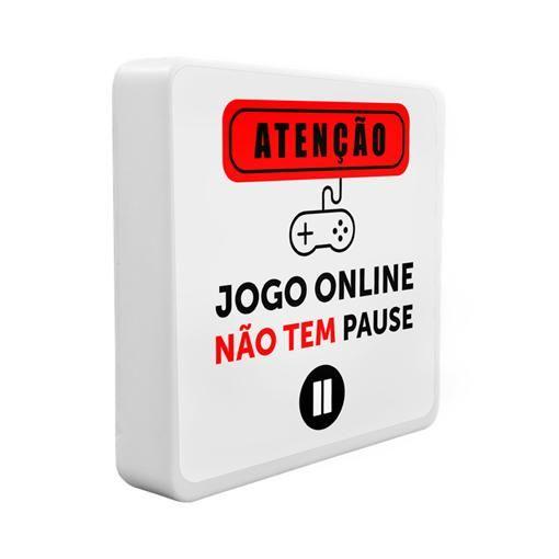 Imagem de Luminária Box Slim Jogo Online Não Tem Pause USB