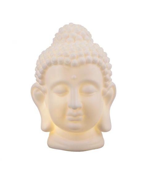 Imagem de Luminária Cabeça Buda 16cm - Enfeite Decorativo 