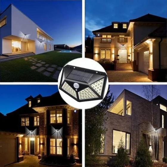 Luminária Casa 100 Leds para Jardim Externa Original - ZONNE Imagem de Luminária Casa 100 Leds para Jardim Externa Original