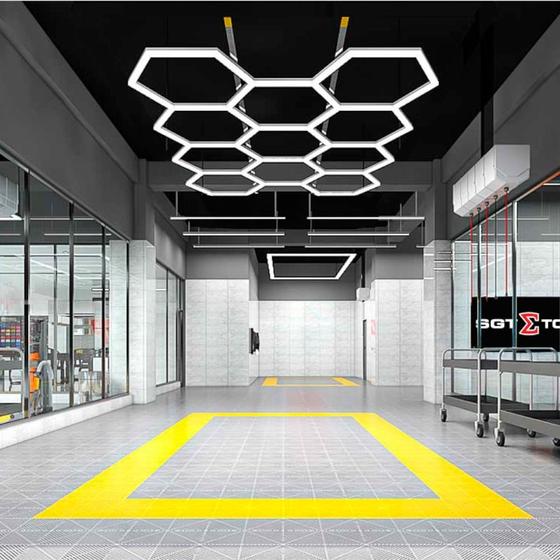 Imagem de Luminária colméia hexagonal em Led com 11 células CRI90 (110V/220V)