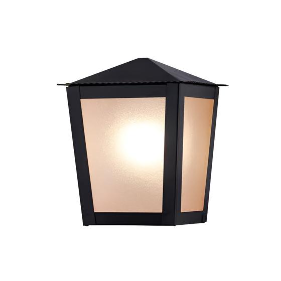 Luminária Colonial Arandela Externa Quadrada Lustre de Parede Ideal