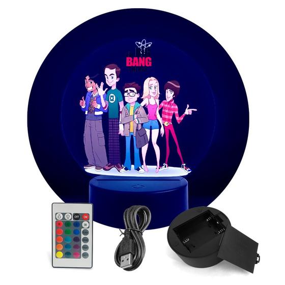 Imagem de Luminária Colorida The Big Bang Theory - RGB + Controle