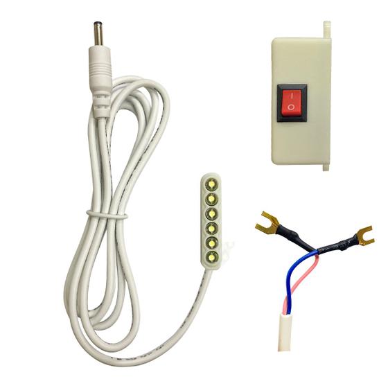 Imagem de Luminária Com 6 Luzes de Leds Bivolt Com Imã Para Máquina De Costura