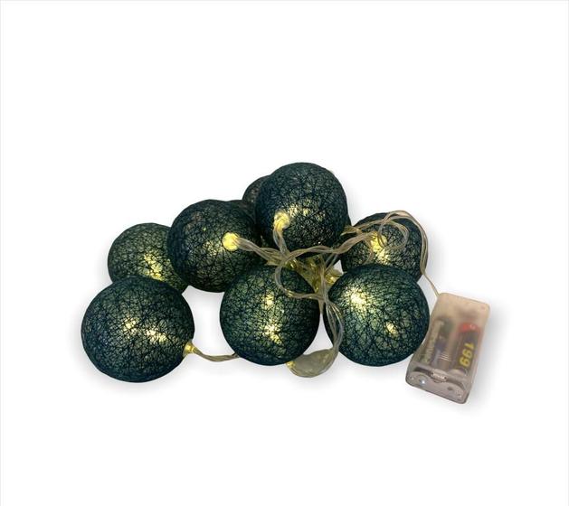 Luminária Cordão De Led HIPER FESTA C/10 BOLINHAS 5CM Cordão de Luz Magazine Luiza