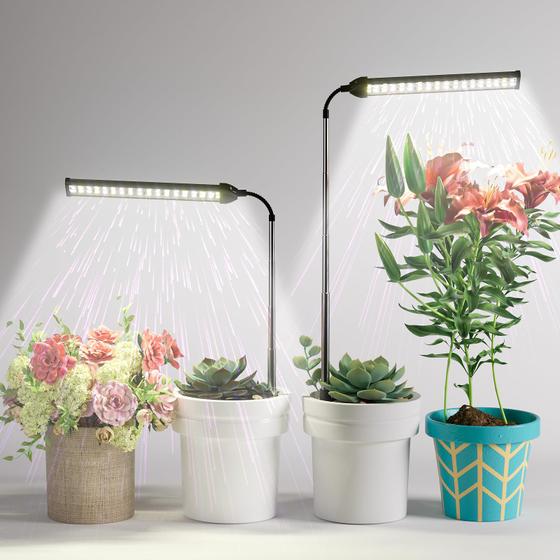 Imagem de Luminária de Cultivo LED WeeLeegoo 6000K - Espectro Completo com 72 LEDs (Pacote com 2)
