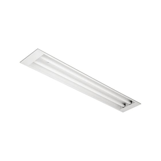 Luminária de Embutir com Refletor Abalux A314 2x32W Branco Luminária