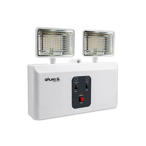 Luminaria de emergencia 2 farois 1200lm biv galaxy Luminária de Emergência Magazine Luiza