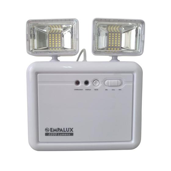 Luminária de Emergência 2200 Lumens Empalux Luminária de Emergência