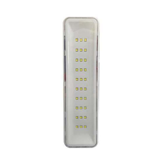 Luminária De Emergência 30 LEDs 110 Lumens Mocelin Menor preço em Luminária De Emergência 30 LEDs 110 Lumens Mocelin