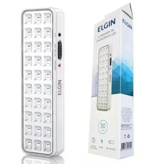 Luminária De Emergência 30 Leds 2W Elgin Luminária de Emergência