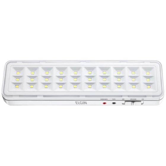 Luminária De Emergência 30 Leds Bivolt Segurança Branco Frio 6500K