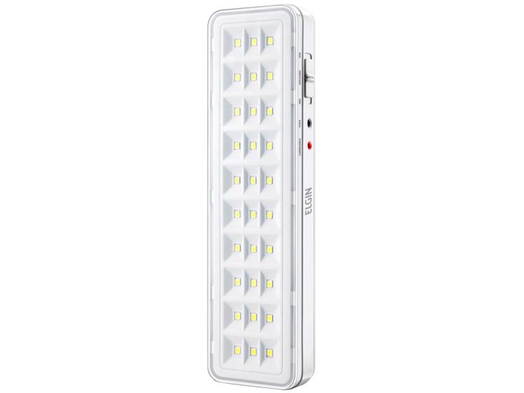 Luminária de Emergência 30 LEDs Elgin Menor preço em Luminária de Emergência 30 LEDs Elgin