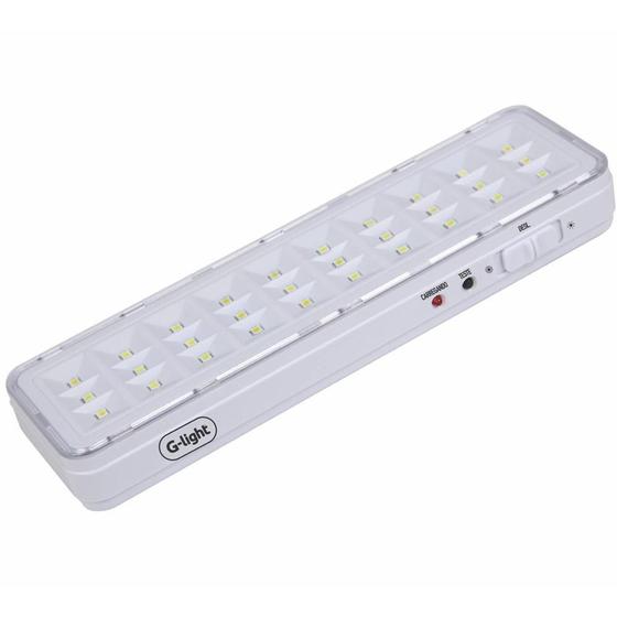 Imagem de Luminária de Emergência 30 LEDS Glight 1,2W 6000K