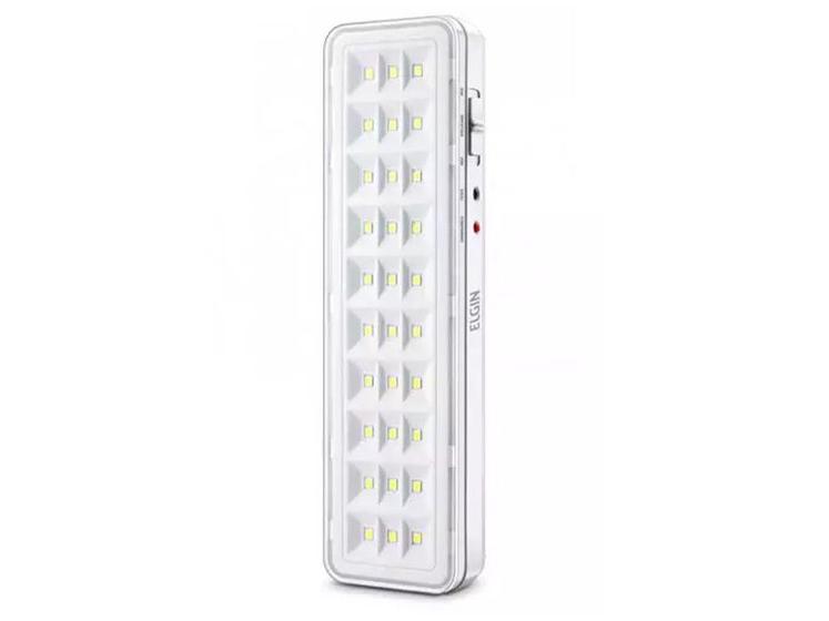 Imagem de Luminária de Emergência Elgin 30 LEDS Bivolt 2w Branca Fria