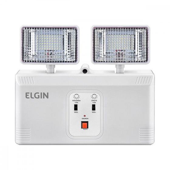 Imagem de Luminaria De Emergencia Elgin Com Blocos De Led Autonomos 2000Lm Bivolt