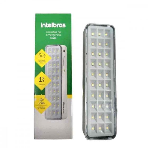 Imagem de Luminaria De Emergencia Intelbras 30 Leds Lea 31 Bivolt