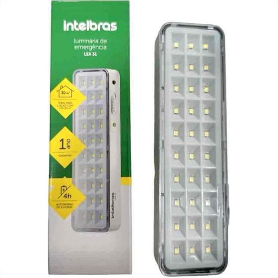 Imagem de Luminaria De Emergencia Intelbras 30 Leds Lea 31 Bivolt