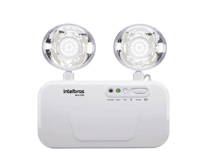 Luminária de emergência Intelbras BLA 1200 LED com bateria recarregável
