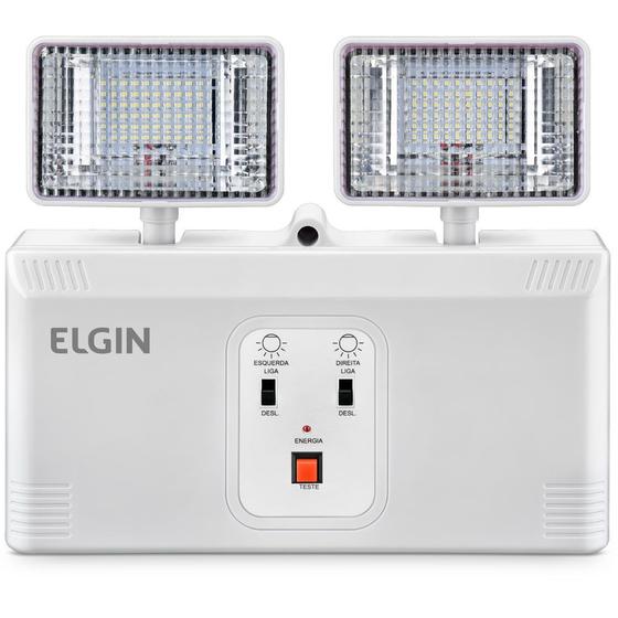 Luminária De Emergência Led Bloco Autônomo 1000LM Elgin Luminária