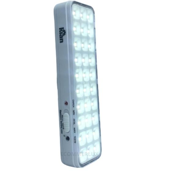 Imagem de Luminária de Emergência LED Portátil KS30 Bivolt 1,5W 30 LEDS