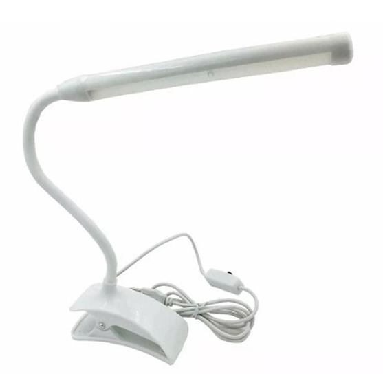 Imagem de Luminaria De Led Flexivel De Mesa Com Clip E Cabo Usb