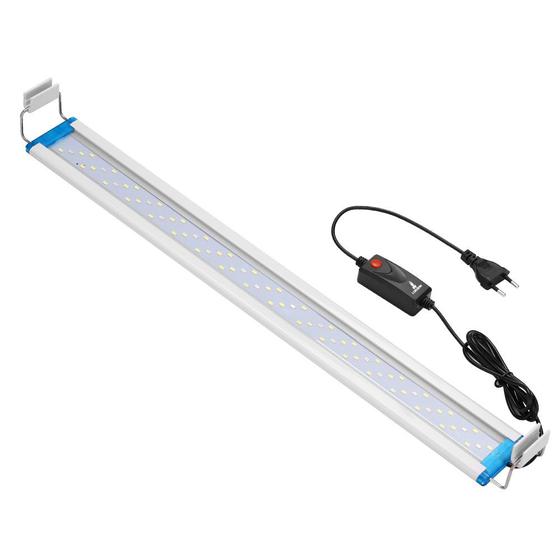 Luminária de Led para Aquário Lorben Barra Slim 3 Funções de Cores 38 a
