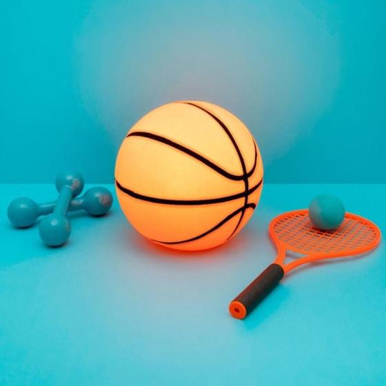 Imagem de Luminária de Mesa 3D Bola de Basquete Bivolt