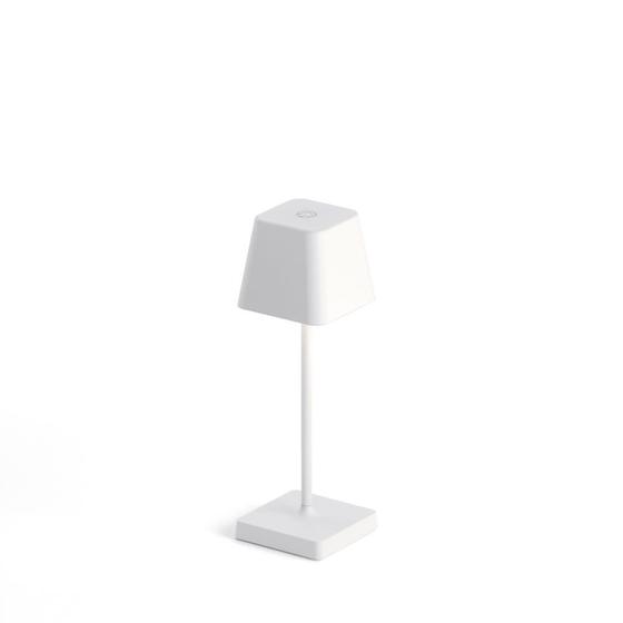 Imagem de Luminária de Mesa Abajur LED Mini QD Interlight - Portátil Sem Fio -  Branco