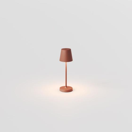 Imagem de Luminária de Mesa Abajur LED Mini TN Interlight - Portátil Sem Fio - Ocre