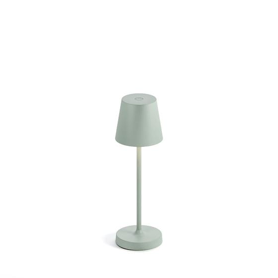 Imagem de Luminária de Mesa Abajur LED Mini TN Interlight - Portátil Sem Fio - Verde Sálvia