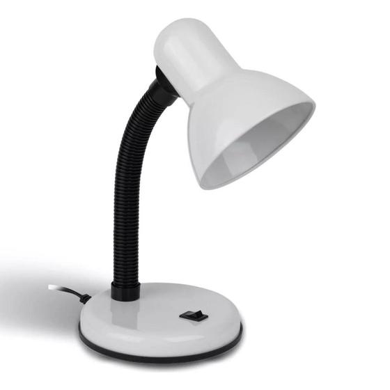 Imagem de Luminária De Mesa Articulável Abajur Flexível Leitura Estudos Quarto