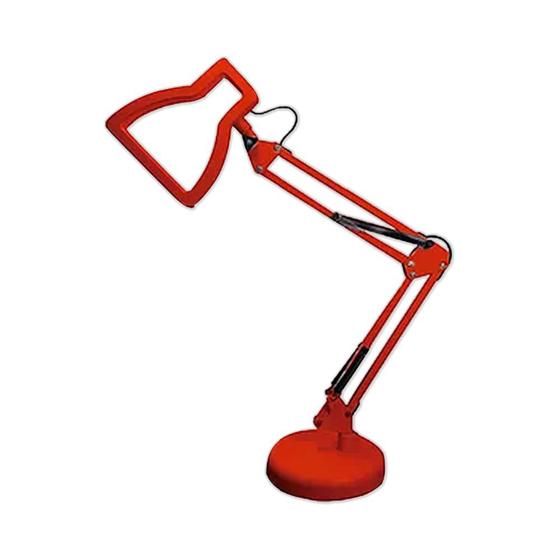 Luminária De Mesa Articulável Pixar 3d Led Bivolt Vermelho Menor preço em Luminária De Mesa Articulável Pixar 3d Led Bivolt Vermelho