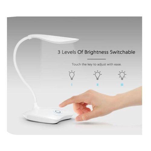Luminária De Mesa Brilho Ajustável Carregador Usb 14 Leds Menor preço em Luminária De Mesa Brilho Ajustável Carregador Usb 14 Leds