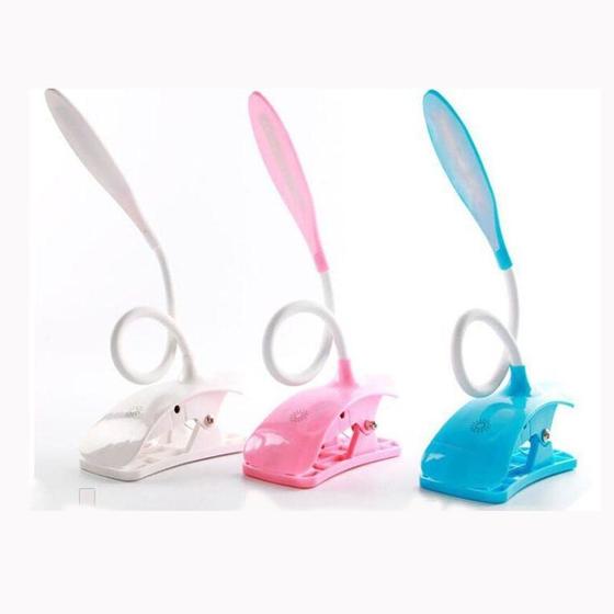 Imagem de Luminária De Mesa Com Garra Manicure Maquiagem Leitura Usb