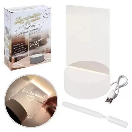 Imagem de Luminária de mesa com Tela para Escrever