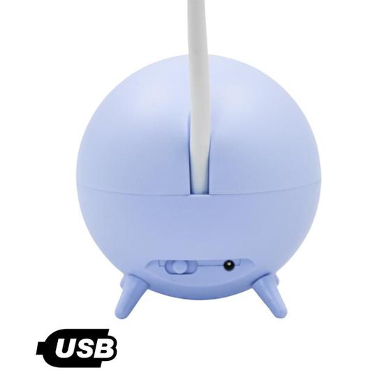 Imagem de Luminária De Mesa Decorativa Usb Articulável Patinho