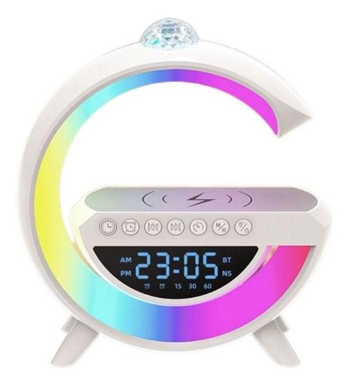 Imagem de Luminária De Mesa G Com Relógio Atmosphere Smart Sem Fio
