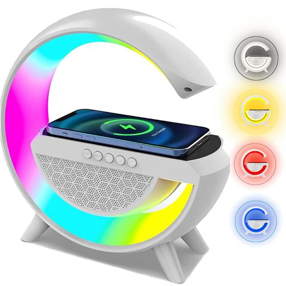 Imagem de Luminária De Mesa G Speaker Smart Station Bluetooth C/ Som