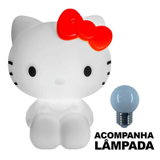 Imagem de Luminaria de Mesa Hello Kitty Bivolt com Lâmpada