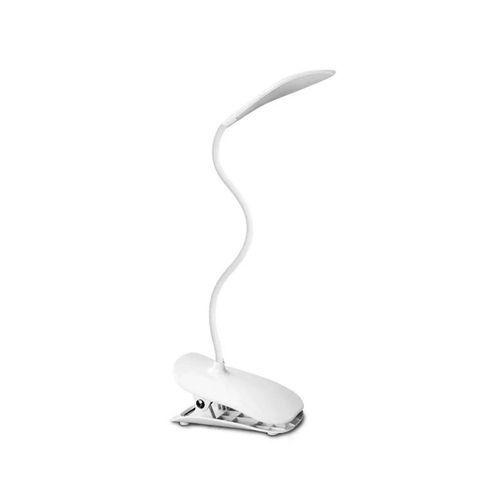 Imagem de Luminaria de mesa led touch articulavel para escritorio leitura com 3 niveis de luz com clip garra